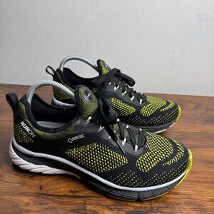 Goretex Runon Athletic Shoes Sneakers Yellow Green Neon Black Mens Size 9